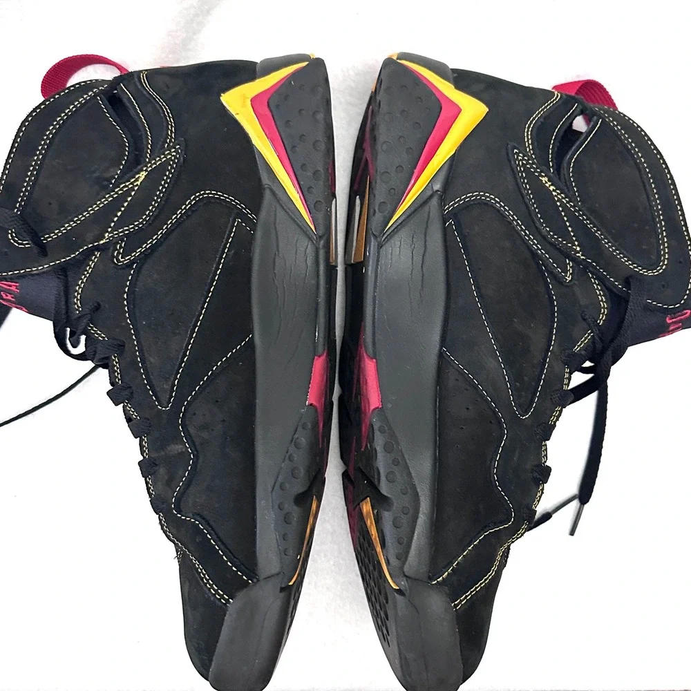 Air Jordan 7 Retro Citrus Men's Sz 12 2022 Black Orange Red CU9307-081
